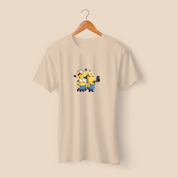 Minions using Phone Unisex Tee