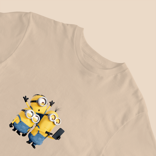 Minions using Phone Unisex Tee